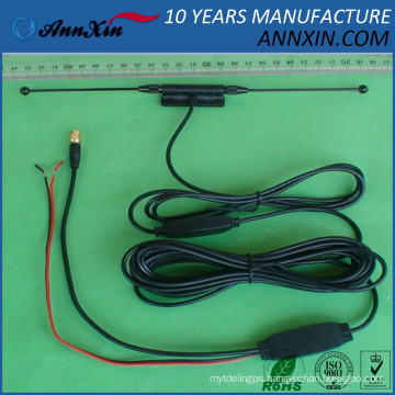 high gain DVB-T antenna with 20dB amplifier with SMA Connector